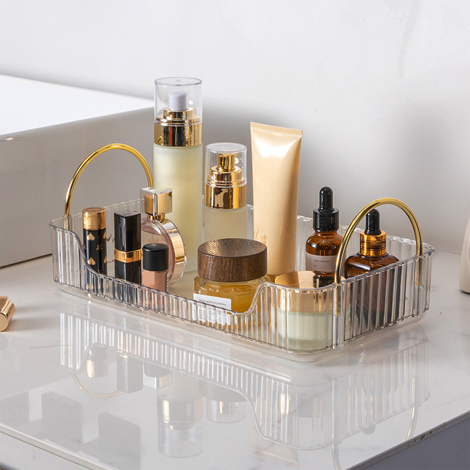 Bathroom Organizer Rack Light  - Luxury Skincare & Spa Photos review and price