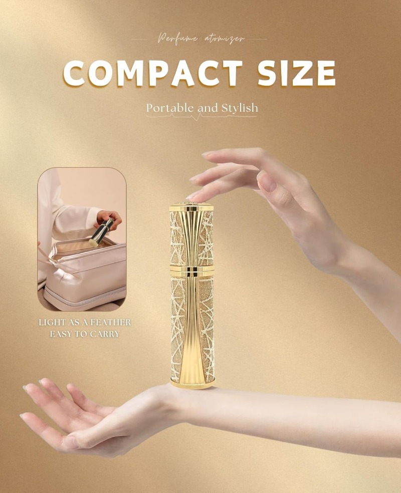 Perfume Atomiser Travel Bottle - Luxury Skincare Packaging review and price