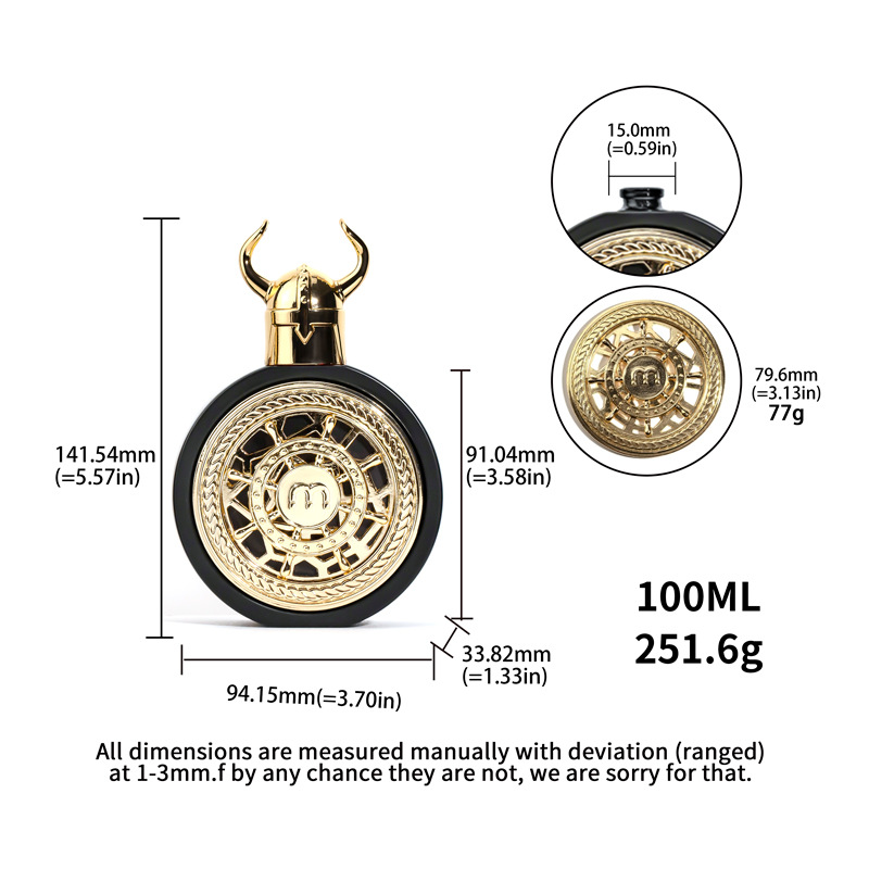 Perfume Bottle 100ML Luxury Em - Luxury Skincare Packaging review and price