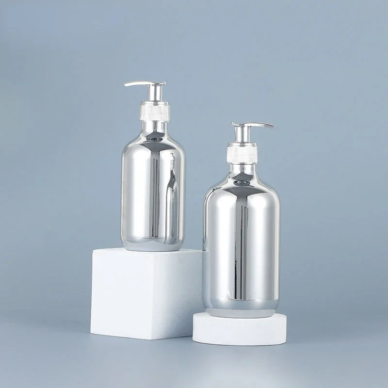 500ml Electroplating Gold Silv - Luxury Skincare Packaging review and price