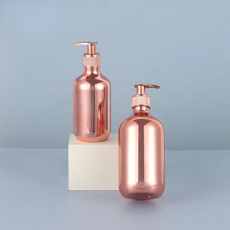 500ml Electroplating Gold Silv - Luxury Skincare Packaging review and price