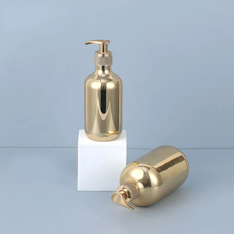 500ml Electroplating Gold Silv - Luxury Skincare Packaging review and price
